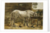 White Horse at the Drinking Trough, c.1885-90 by Eugene Louis Boudin