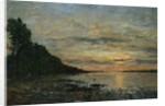 Plougastel, Sunset over the Estuary, c.1870-73 by Eugene Louis Boudin