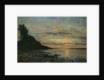 Plougastel, Sunset over the Estuary, c.1870-73 by Eugene Louis Boudin