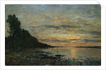 Plougastel, Sunset over the Estuary, c.1870-73 by Eugene Louis Boudin