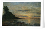 Plougastel, Sunset over the Estuary, c.1870-73 by Eugene Louis Boudin