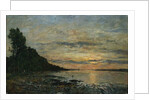 Plougastel, Sunset over the Estuary, c.1870-73 by Eugene Louis Boudin