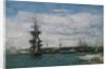 The Port of Havre, c.1864-66 by Eugene Louis Boudin