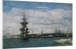 The Port of Havre, c.1864-66 by Eugene Louis Boudin
