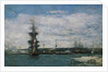 The Port of Havre, c.1864-66 by Eugene Louis Boudin