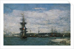 The Port of Havre, c.1864-66 by Eugene Louis Boudin