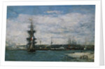 The Port of Havre, c.1864-66 by Eugene Louis Boudin
