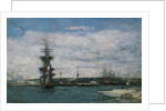 The Port of Havre, c.1864-66 by Eugene Louis Boudin