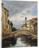 A Small Venetian Canal, 1895 by Eugene Louis Boudin