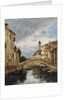 A Small Venetian Canal, 1895 by Eugene Louis Boudin
