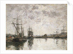 The Basin at Deauville, 1890 by Eugene Louis Boudin