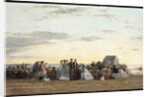 Beach Scene, 1865 by Eugene Louis Boudin