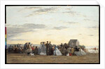 Beach Scene, 1865 by Eugene Louis Boudin
