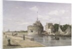 The Tower of Francis I at Le Havre, c.1854 by Eugene Louis Boudin