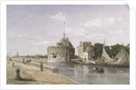 The Tower of Francis I at Le Havre, c.1854 by Eugene Louis Boudin
