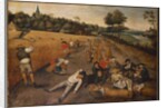 Summer: Harvesters Working and Eating in a Cornfield, 1624 by Pieter the Younger Brueghel