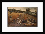 Summer: Harvesters Working and Eating in a Cornfield, 1624 by Pieter the Younger Brueghel