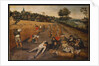 Summer: Harvesters Working and Eating in a Cornfield, 1624 by Pieter the Younger Brueghel