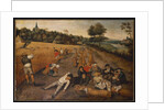 Summer: Harvesters Working and Eating in a Cornfield, 1624 by Pieter the Younger Brueghel