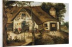 The Auberge Saint-Michel by Pieter the Younger Brueghel