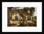 The Auberge Saint-Michel by Pieter the Younger Brueghel