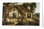 The Auberge Saint-Michel by Pieter the Younger Brueghel