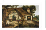 The Auberge Saint-Michel by Pieter the Younger Brueghel