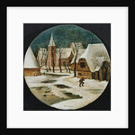 The Village in Winter by Pieter the Younger Brueghel