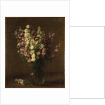 Larkspur, 1887 by Ignace Henri Jean Fantin-Latour