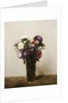 Vase of Flowers, 1872 by Ignace Henri Jean Fantin-Latour