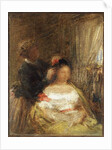 The Hairdresser by Ignace Henri Jean Fantin-Latour