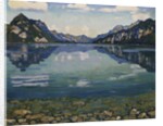 Thunersee with Reflection, 1904 by Ferdinand Hodler