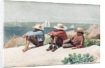 Watching the Ships, Gloucester, 1875 by Winslow Homer