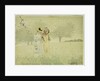 Girls strolling in an Orchard, 1879 by Winslow Homer