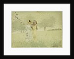 Girls strolling in an Orchard, 1879 by Winslow Homer
