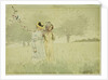Girls strolling in an Orchard, 1879 by Winslow Homer
