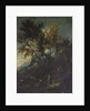 A Mountain Landscape with Pastoral Figures by Alessandro Magnasco