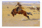 A Cold Morning on the Range, c.1904 by Frederic Remington