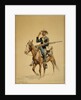 A Mounted Infantryman, 1890 by Frederic Remington
