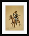A Mounted Infantryman, 1890 by Frederic Remington