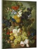 Still life of flowers and fruit by Jan van Os