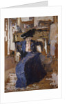 Woman in Blue by Edouard Vuillard