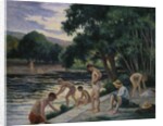 Bathers on the Banks of the Cure by Maximilien Luce