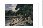 Bathers on the Banks of the Cure by Maximilien Luce