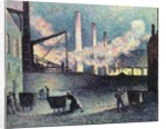Factory Chimneys at Couillet, 1903 by Maximilien Luce