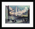 Factory Chimneys at Couillet, 1903 by Maximilien Luce