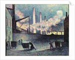 Factory Chimneys at Couillet, 1903 by Maximilien Luce