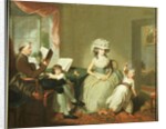A group portrait of Mr. and Mrs. Hayward with their children, Mathilda and George, c.1789 by William Beechey