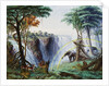 The Mosi-O-A-Tunya or Victoria Falls, Zambesi River, 1874 by Thomas Baines
