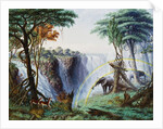 The Mosi-O-A-Tunya or Victoria Falls, Zambesi River, 1874 by Thomas Baines